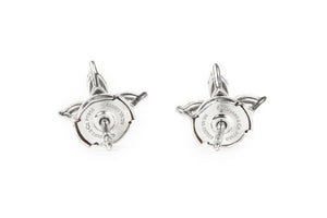 TIFFANY & CO. VICTORIA MEDIUM 0.92 CT DIAMOND AND PLATINUM EARRINGS