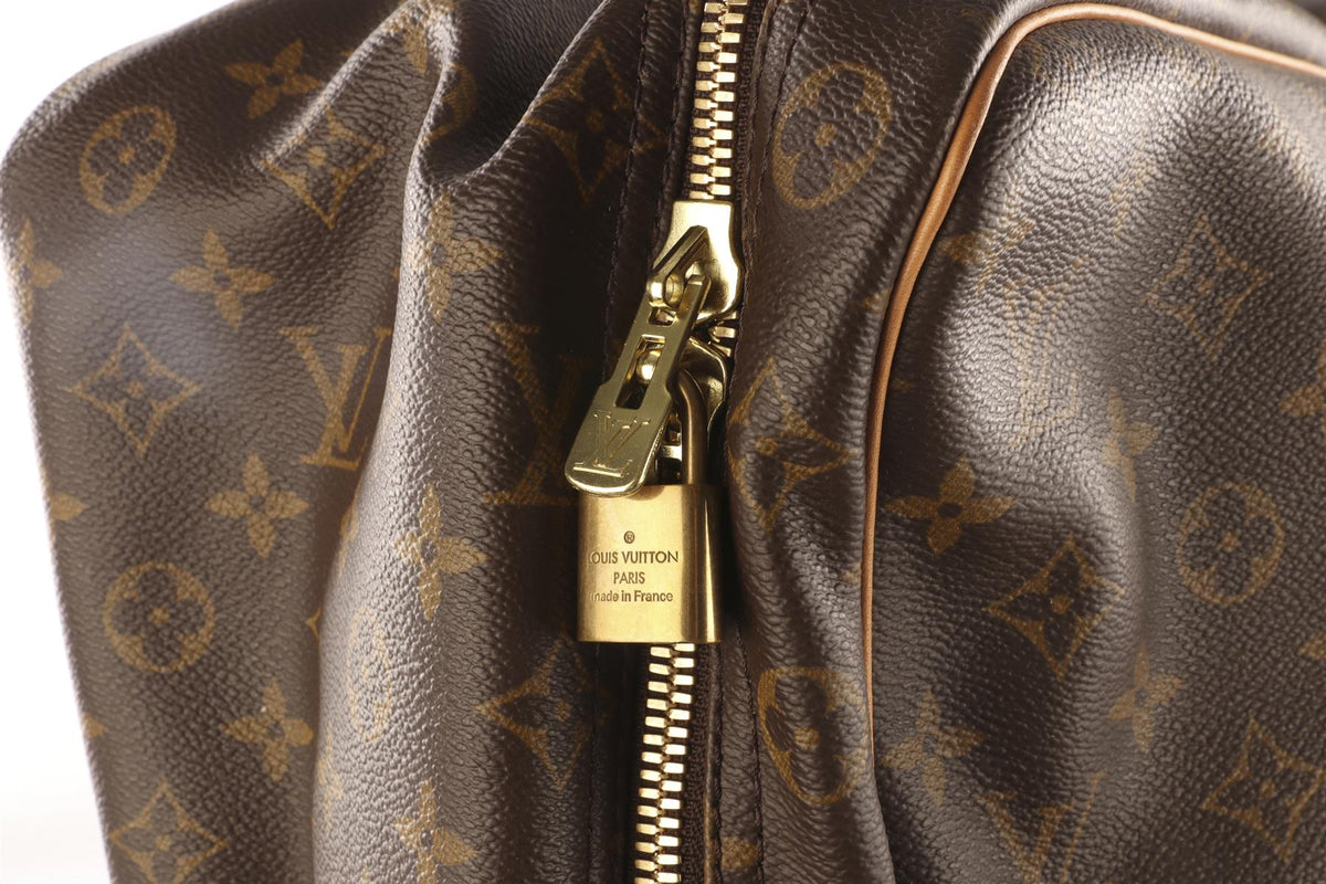 LOUIS VUITTON BROWN 2002 SIRIUS 70 MONOGRAM COATED CANVAS SUITCASE