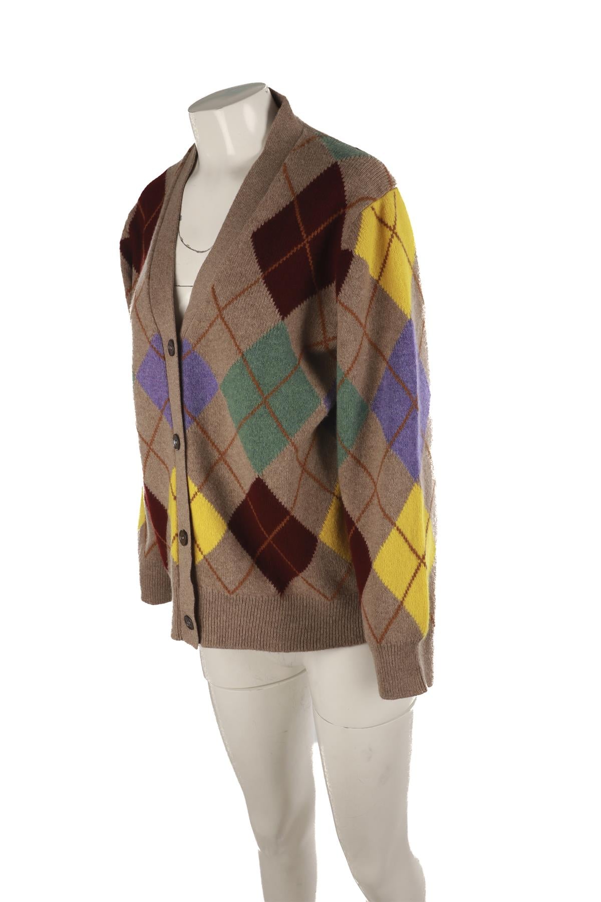 &DAUGHTER MULTI WOOL CARDIGAN SMALL