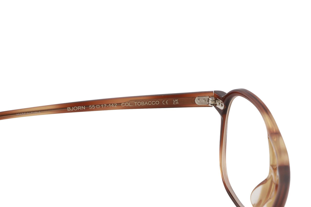 MOSCOT BROWN PILOT STYLE ACETATE GLASSES
