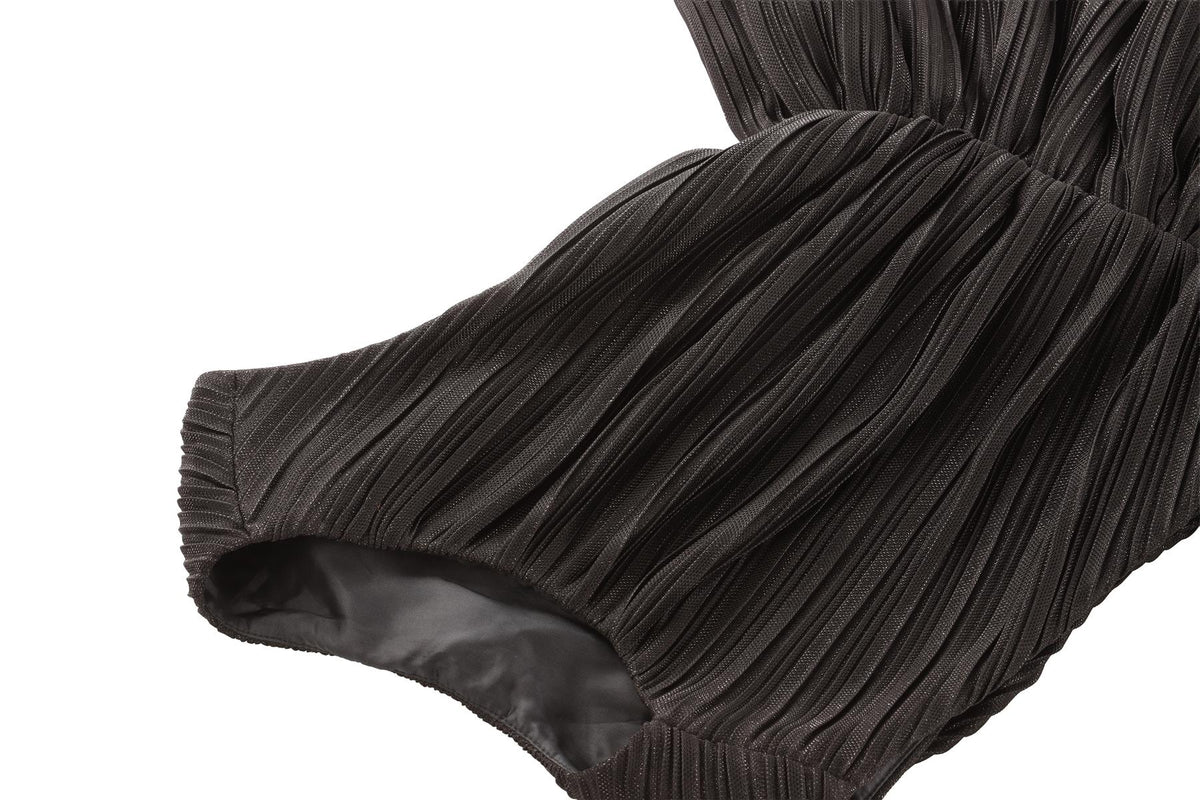 KALMANOVICH BLACK TULLE MINI DRESS UK 6