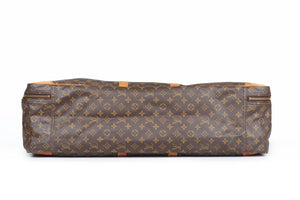LOUIS VUITTON BROWN 1987 SIRIUS 70 MONOGRAM COATED CANVAS SUITCASE