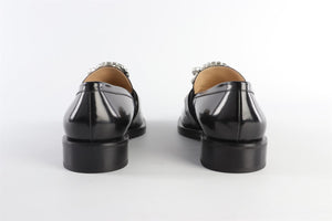 MACH & MACH BLACK LEATHER LOAFERS EU 40 UK 7 US 10