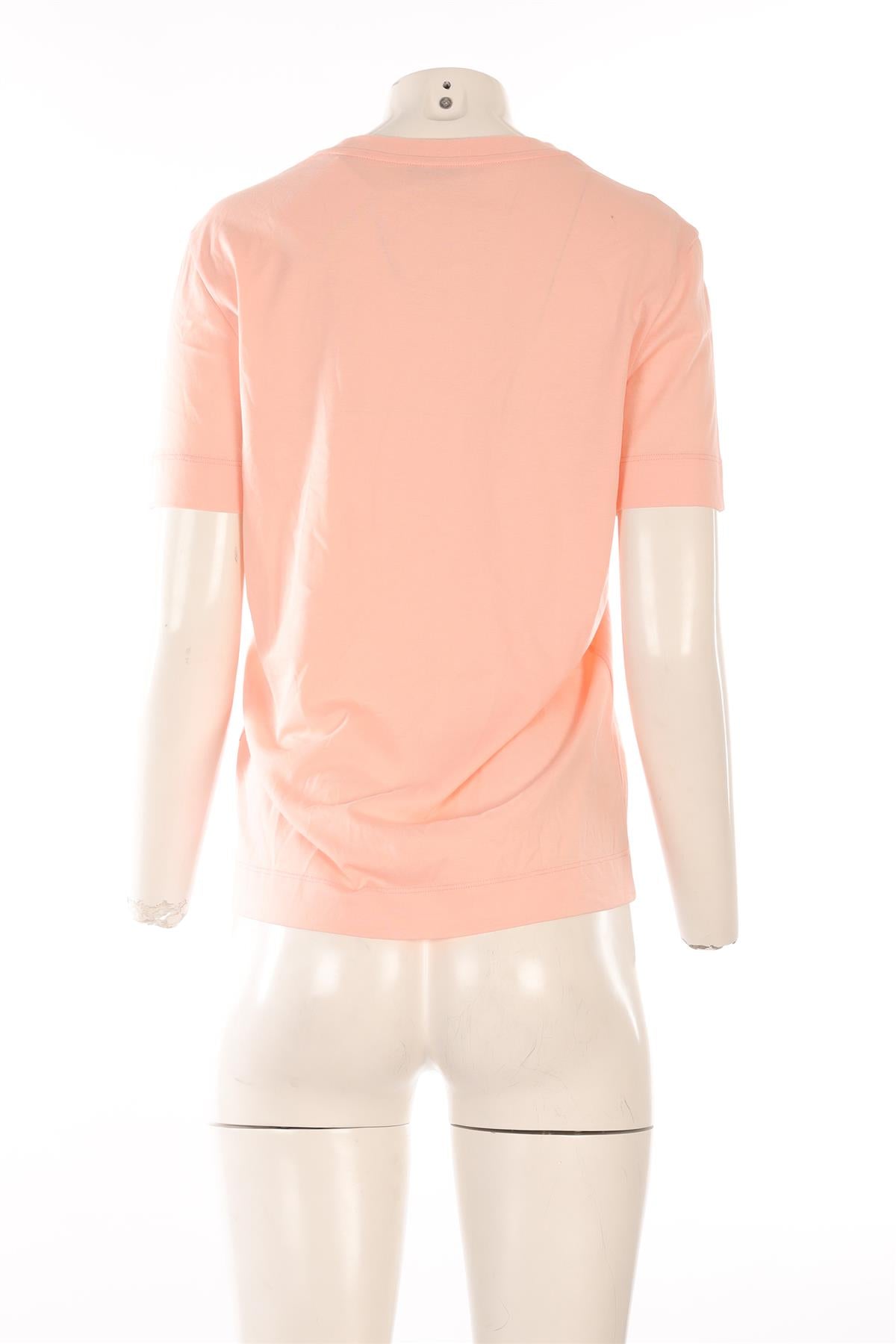 EMILIO PUCCI PINK COTTON T-SHIRT MEDIUM