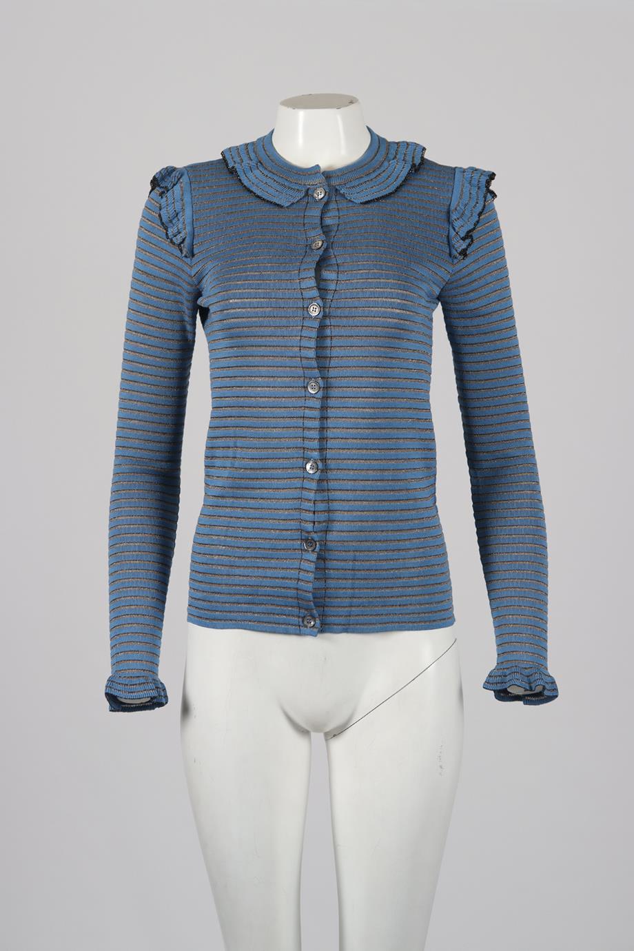 SONIA RYKIEL COTTON BLEND CARDIGAN SMALL