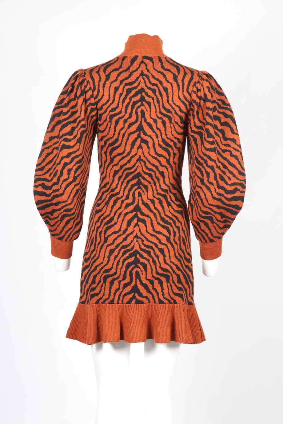 ULLA JOHNSON WOOL MINI DRESS SMALL