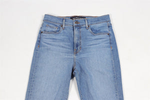 VERONICA BEARD BLUE HIGH RISE FLARED JEANS W28 UK 10