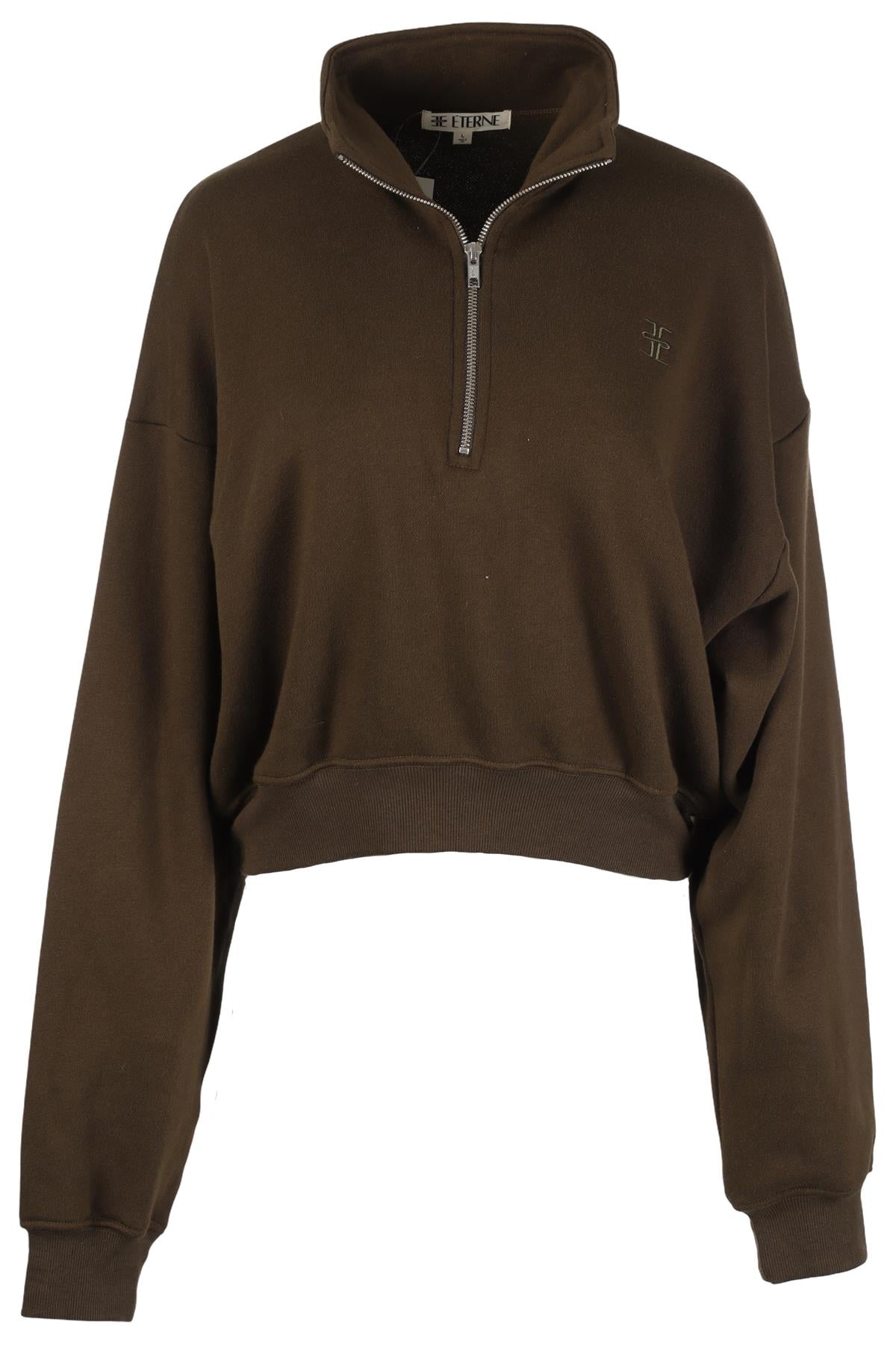 ETERNE GREEN COTTON SWEATSHIRT LARGE