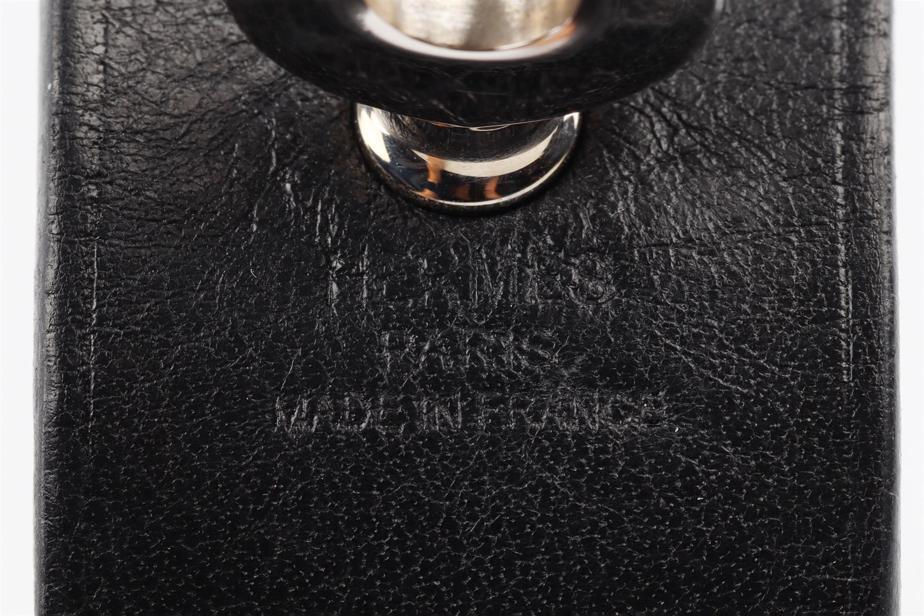HERMÈS BLACK 2014 HIP HOP LEATHER BRACELET