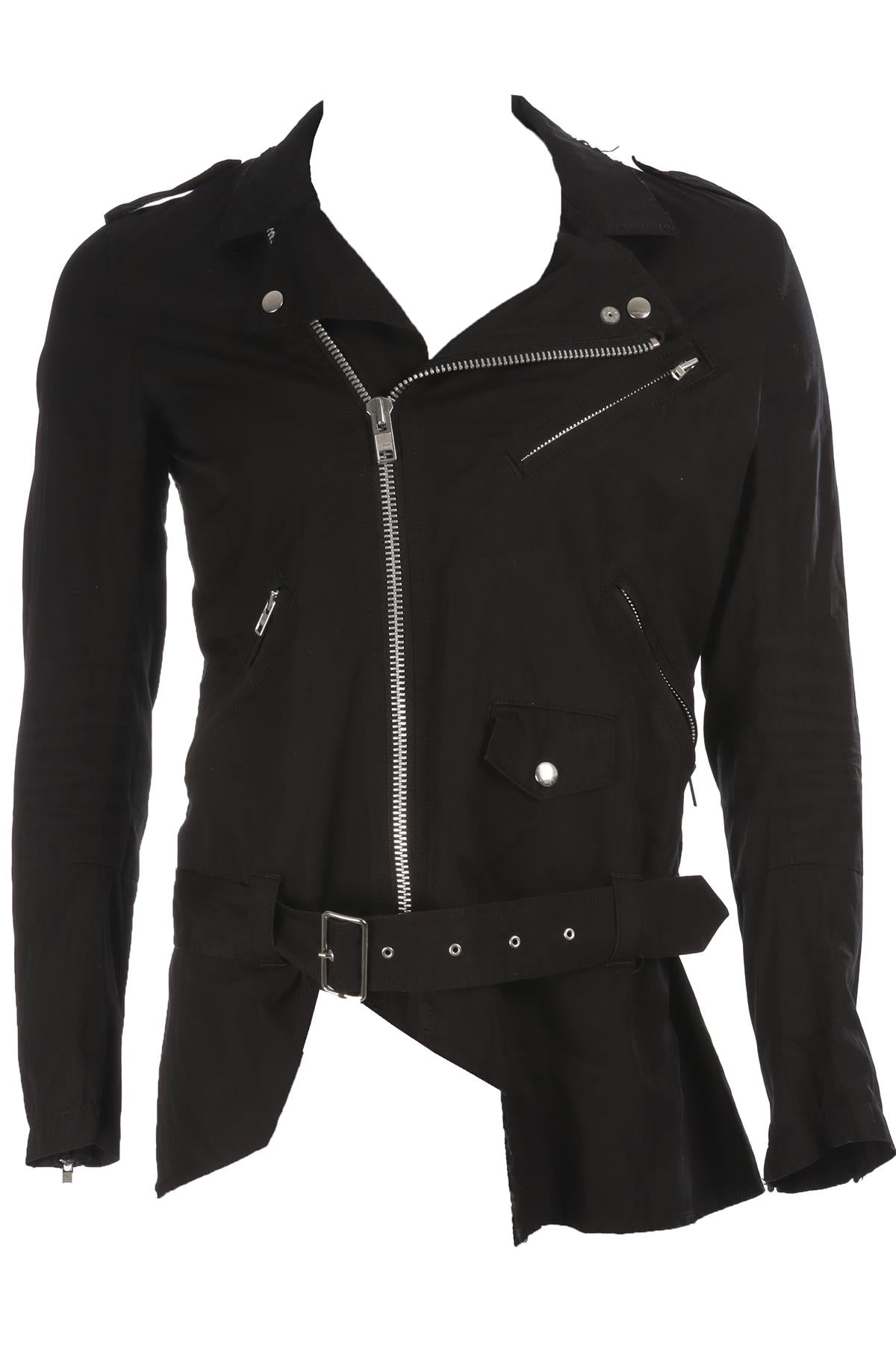 COMME DES GARÇONS HOMME PLUS BLACK MEN'S COTTON JACKET MEDIUM
