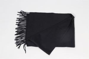 DOLCE & GABBANA NAVY CASHMERE SCARF