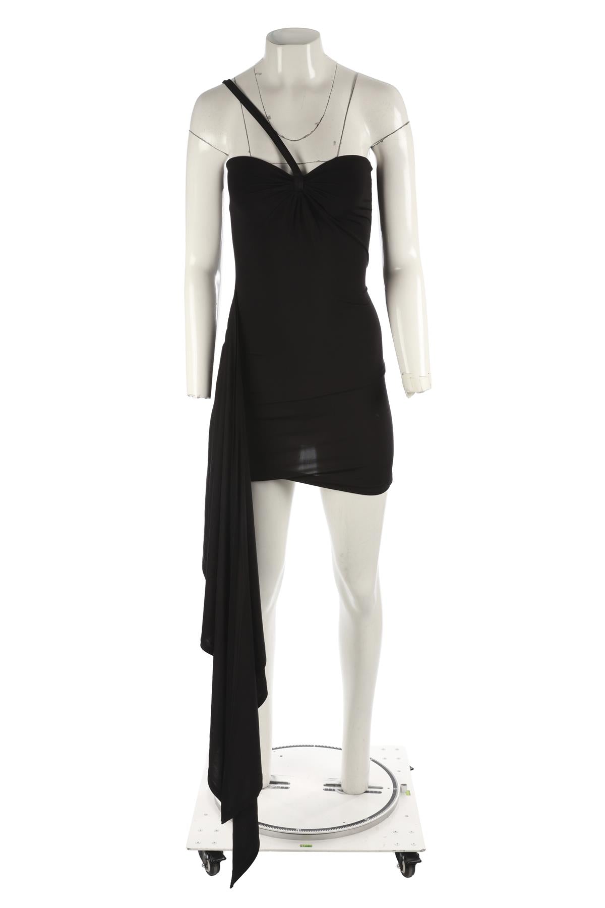 RAT & BOA BLACK JERSEY MINI DRESS XSMALL