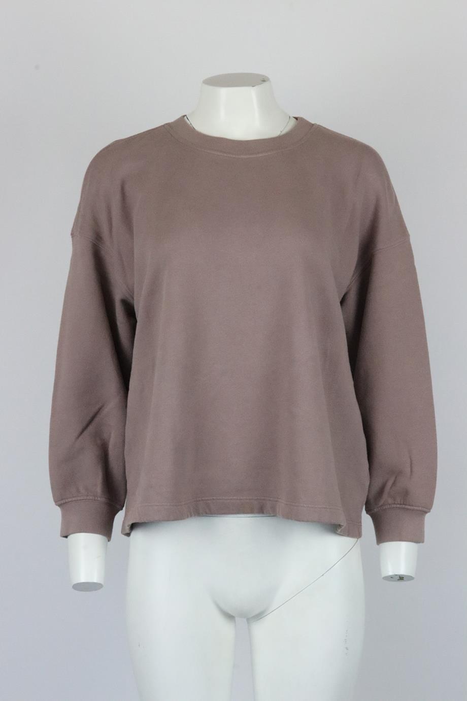 VELVET BY GRAHAM AND SPENCER COTTON JERSEY SWEATSHIRT LARGE