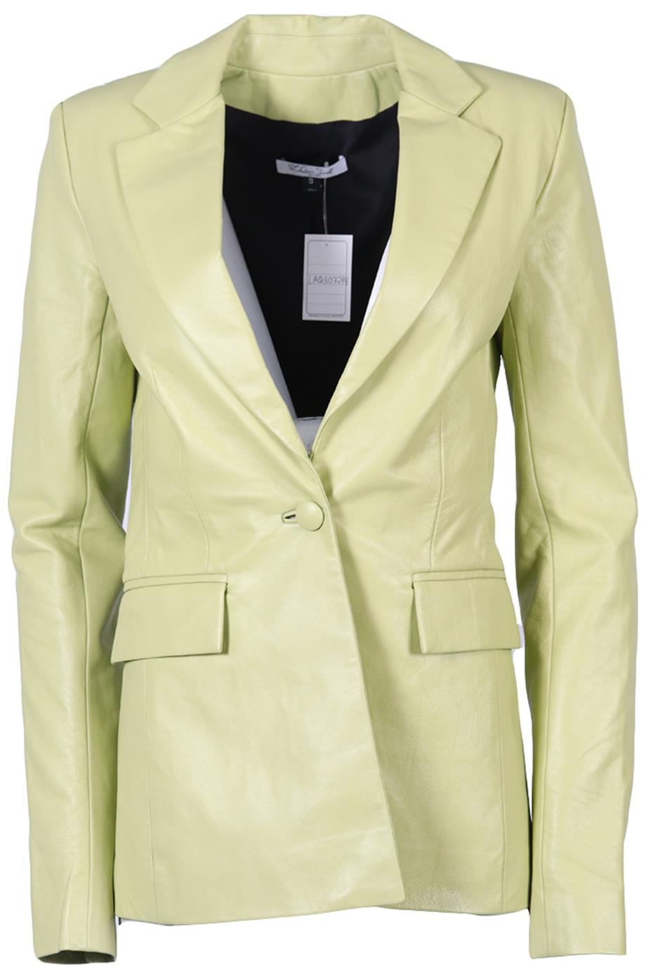 LAQUAN SMITH LEATHER BLAZER SMALL