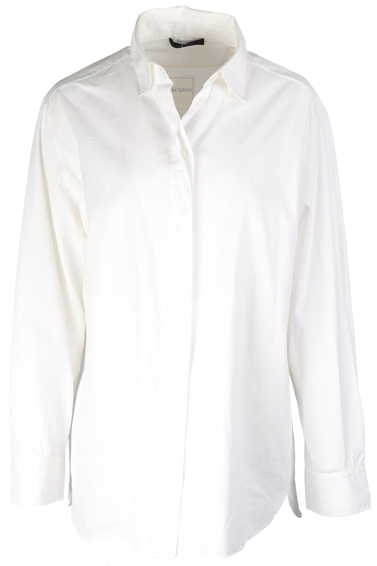 THE ROW WHITE COTTON SHIRT MEDIUM
