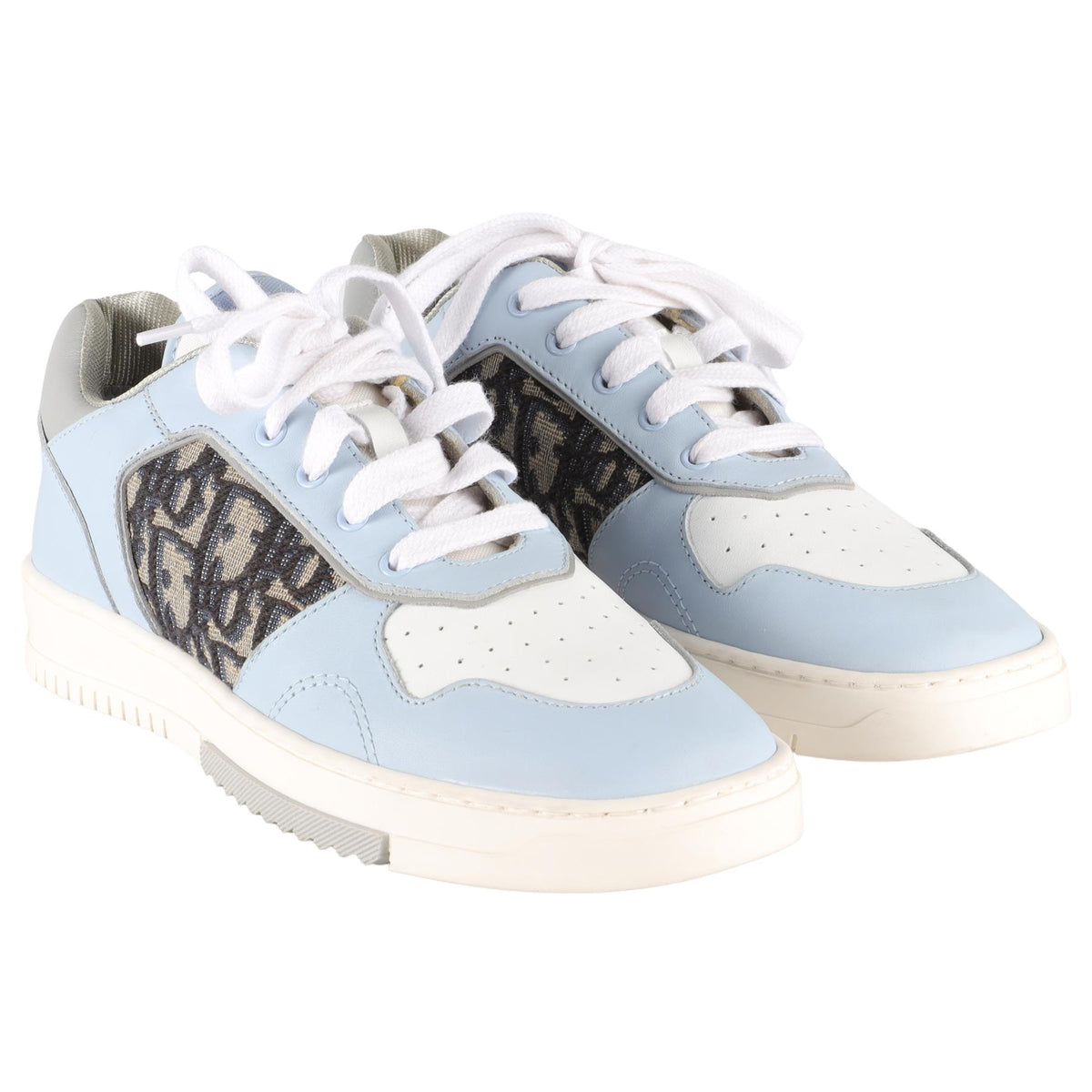 CHRISTIAN DIOR BLUE KIDS BOYS B27 UPTOWN SNEAKERS EU 35 UK 2.5 US 3.5