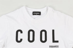 DSQUARED2 WHITE KIDS BOYS T-SHIRT 10 YEARS