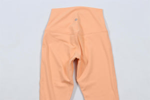 LULULEMON ORANGE LEGGINGS US 4 UK 8