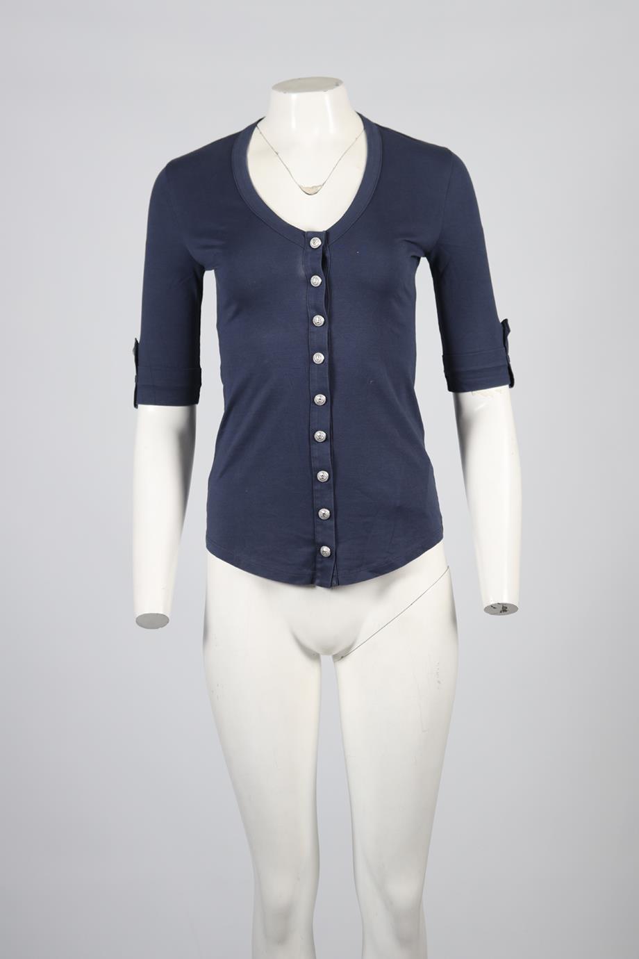 BALMAIN COTTON TOP FR 36 UK 8