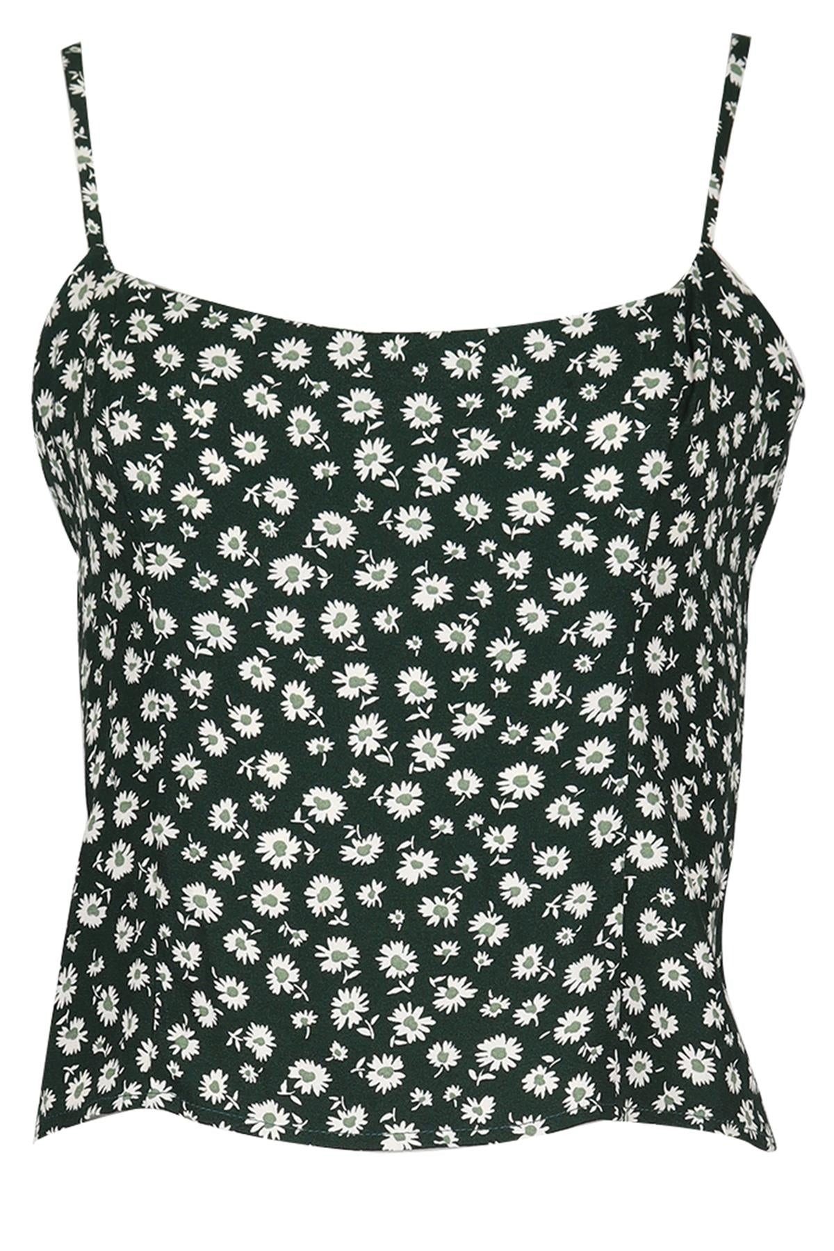 REFORMATION FLORAL PRINT CREPE TOP US 8 UK 12