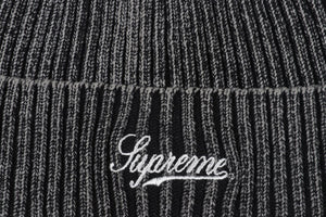 SUPREME GREY COTTON BEANIE ONE SIZE