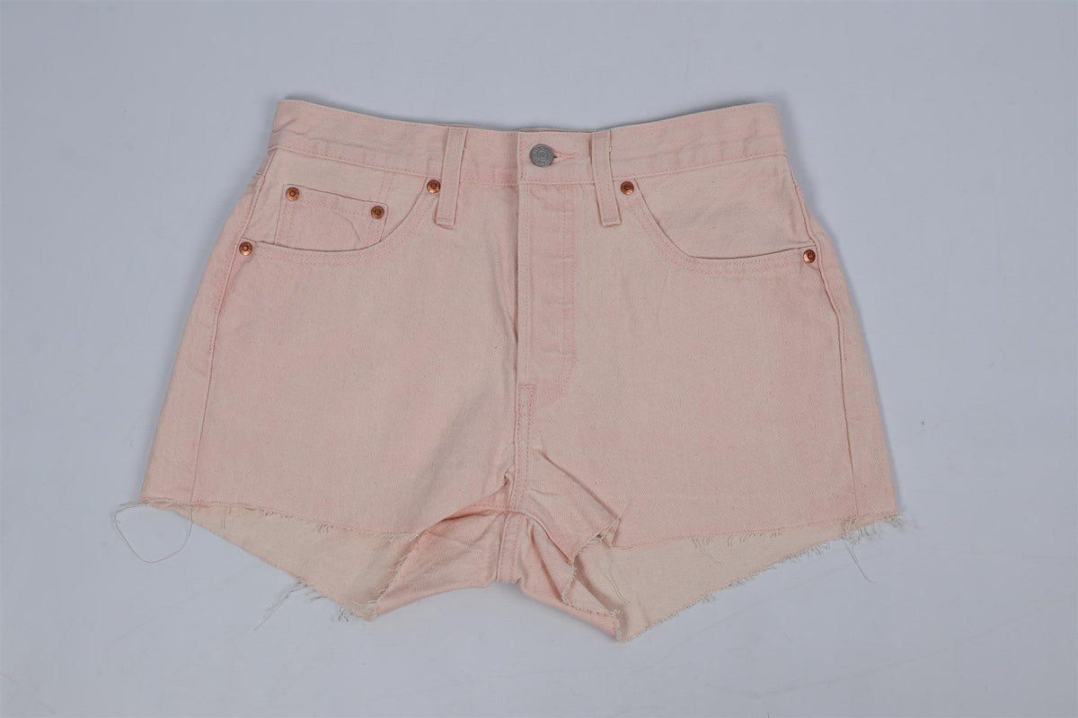 LEVI'S HIGH RISE DENIM SHORTS W28 UK 10