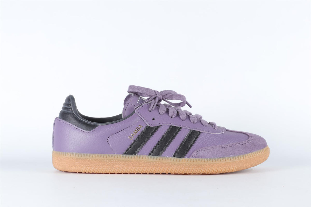 ADIDAS PURPLE SAMBA SHADOW VIOLET CARBON SNEAKERS EU 40 UK 6.5 US 8
