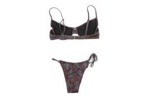 HEAVY MANNERS BROWN BIKINI SMALL