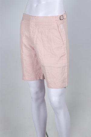 ORLEBAR BROWN PINK MEN'S LINEN SHORTS UK/US WAIST 32