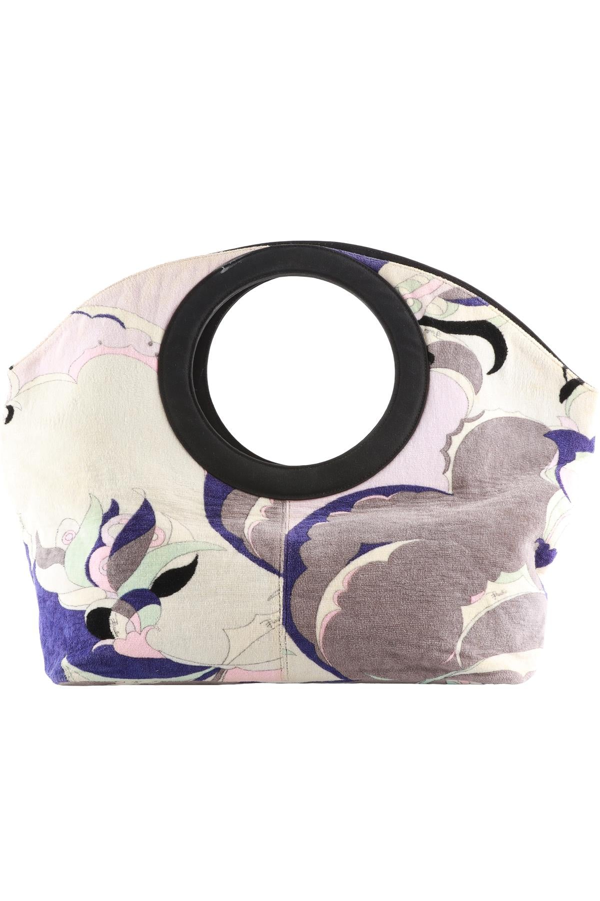 EMILIO PUCCI MULTI TERRY CLOTH TOTE BAG