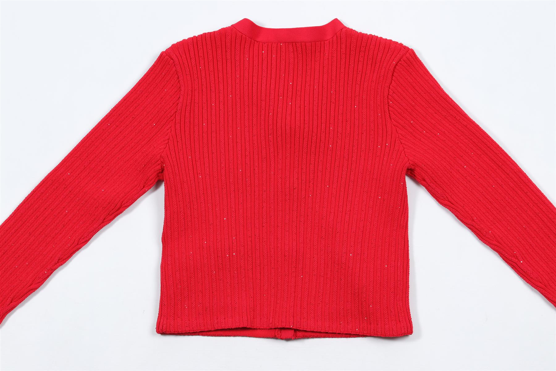 SELF-PORTRAIT RED KIDS GIRLS CARDIGAN 10-12 YEARS