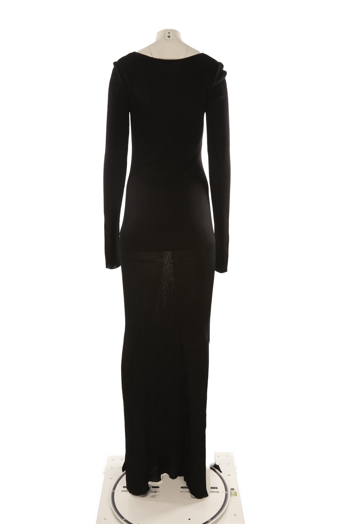 GAUGE 81 BLACK KNIT MAXI DRESS SMALL
