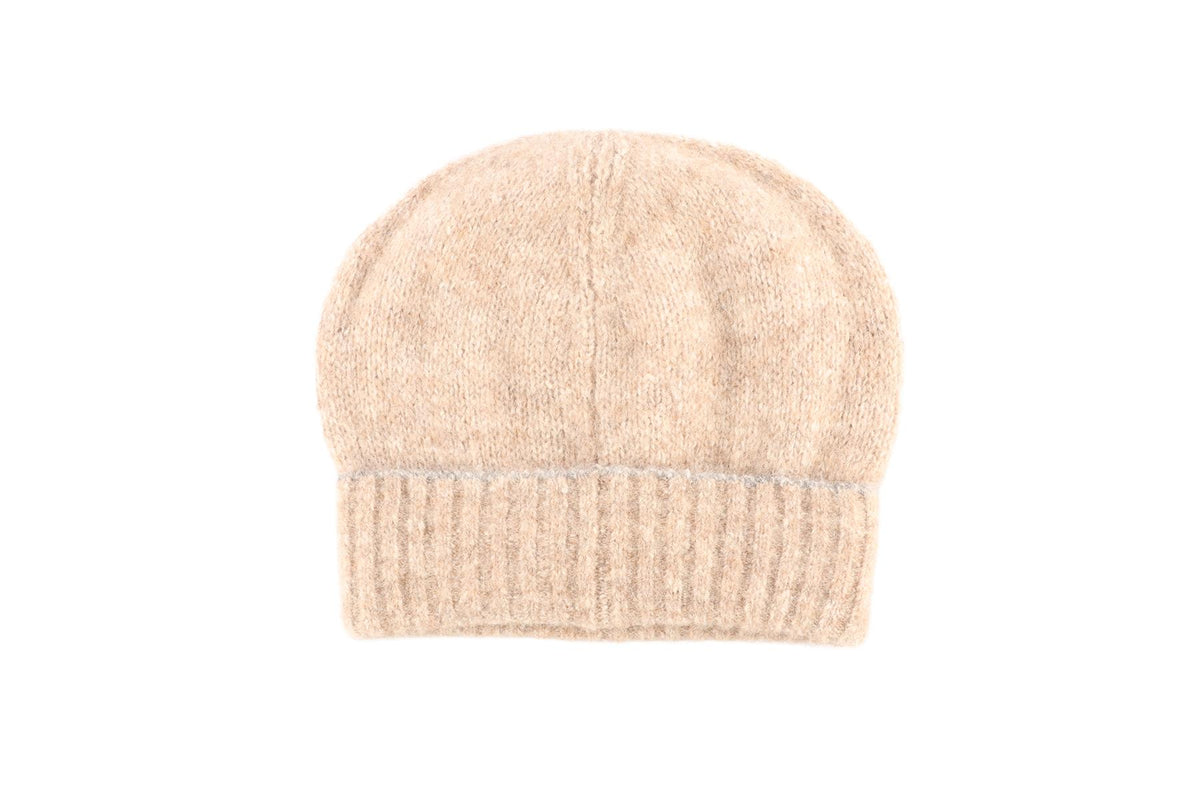 BRUNELLO CUCINELLI BEIGE KIDS BOYS BEANIE ONE SIZE