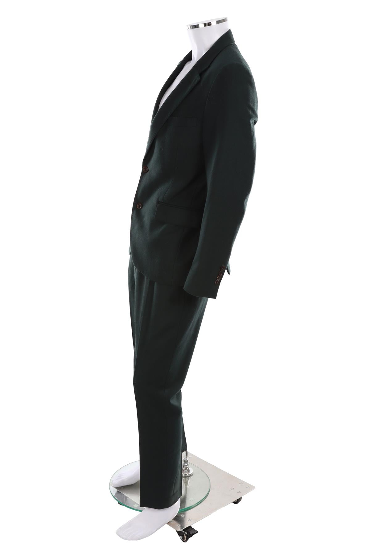 TODD SNYDER GREEN WOOL SUIT W31 L30/38R