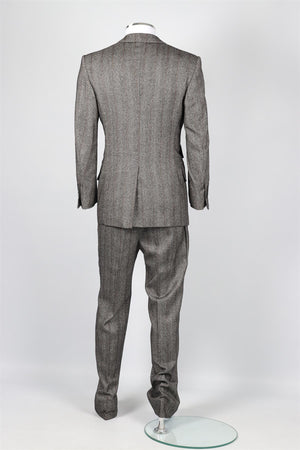 TOM FORD GREY WOOL TWO PIECE SUIT IT 48 UK 38