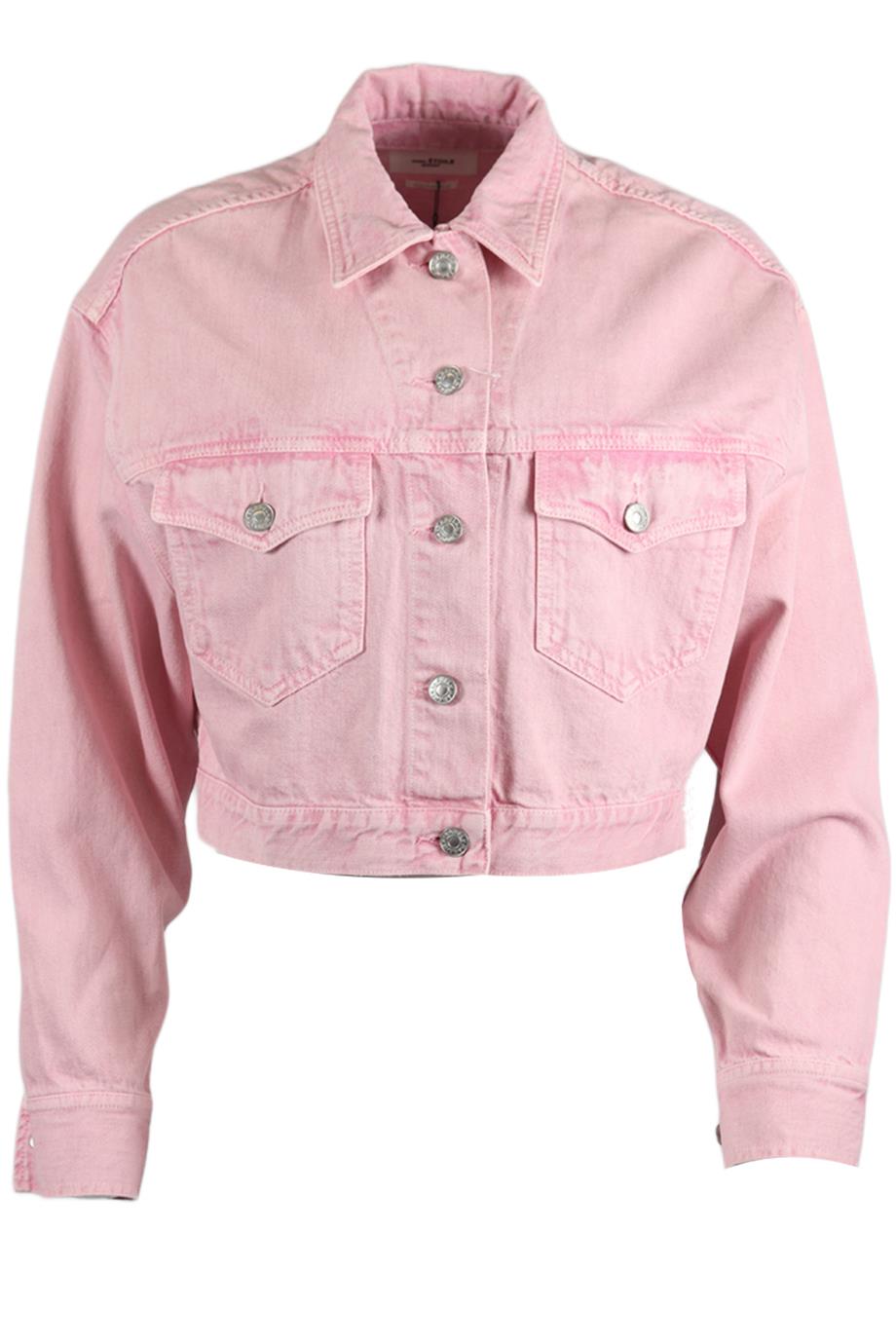 ISABEL MARANT ÉTOILE CROPPED DENIM JACKET FR 36 UK 8
