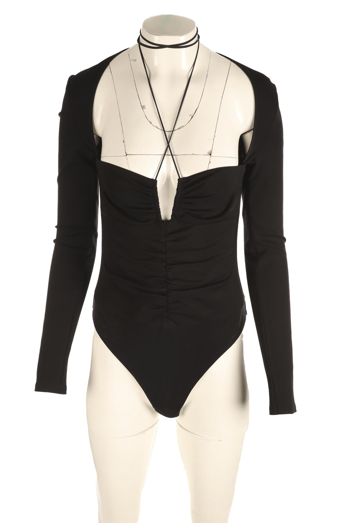 MAGDA BUTRYM BLACK BODYSUIT SMALL
