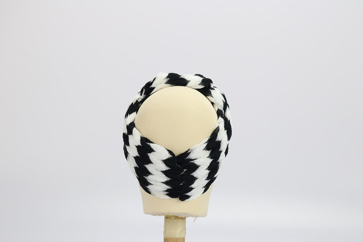 MISSONI CROCHET KNIT HEADBAND ONE SIZE