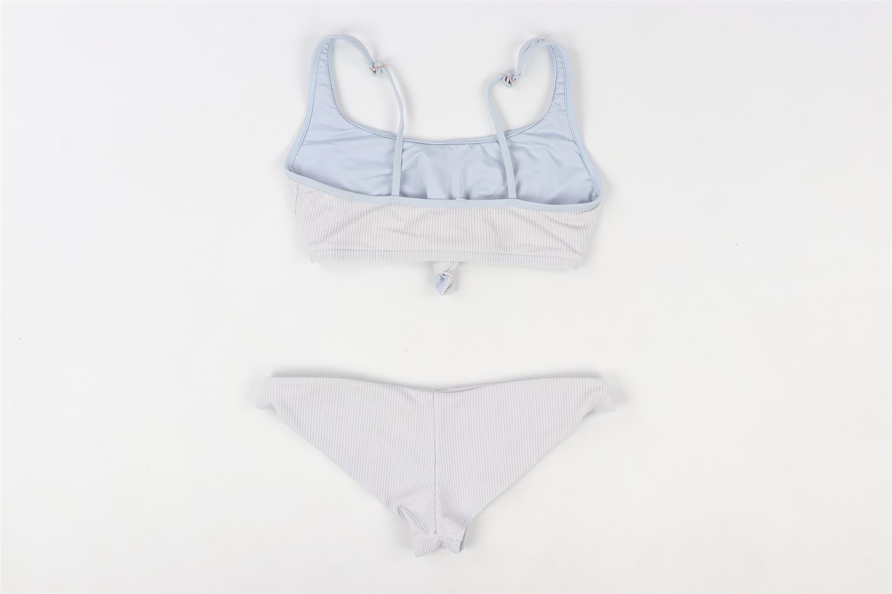 FRANKIES BIKINIS BLUE BIKINI MEDIUM