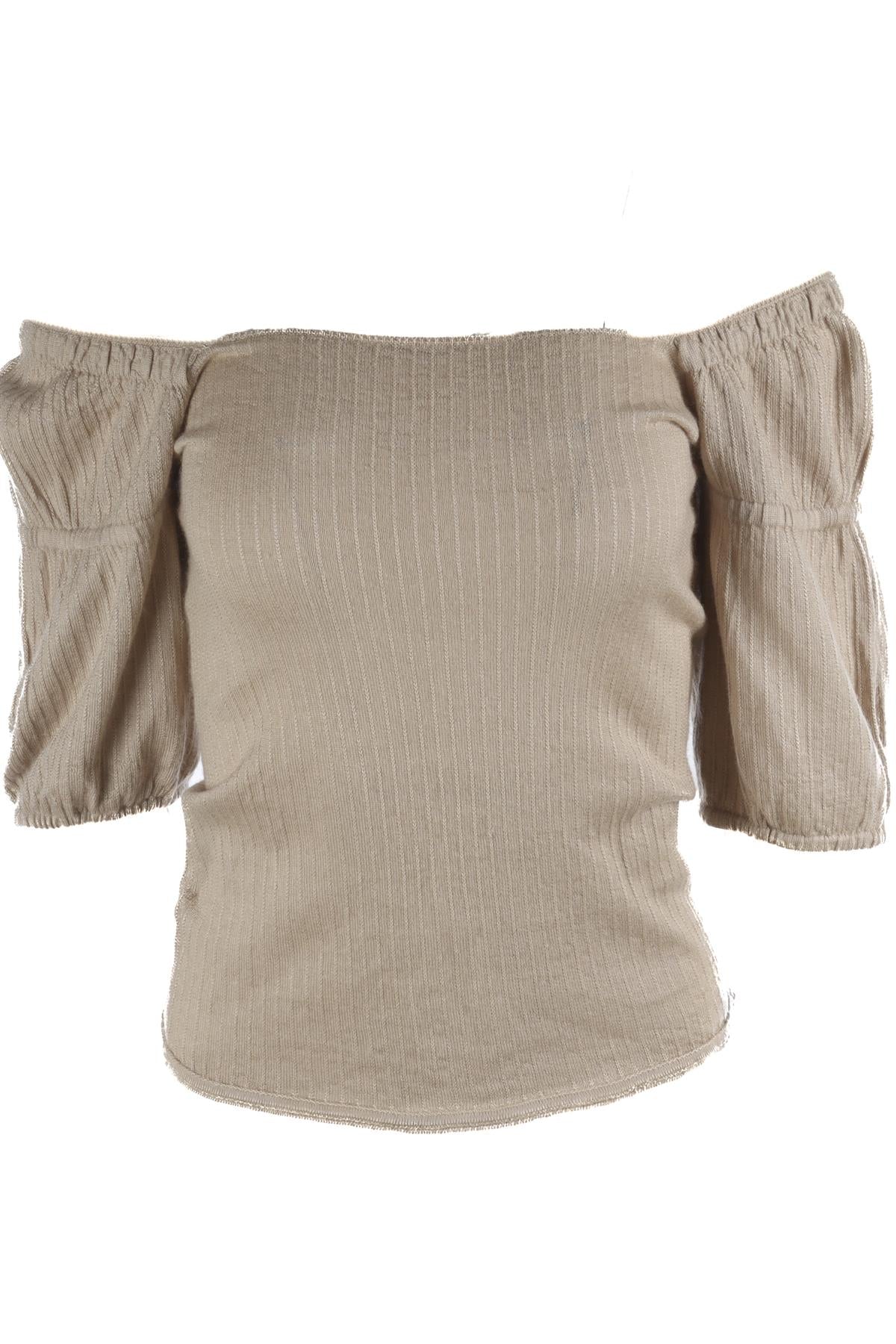 PRADA BEIGE CASHMERE TOP IT 42 UK 10