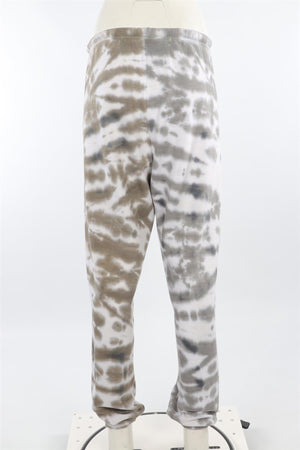 AVIATOR NATION GREEN COTTON TRACK PANTS MEDIUM