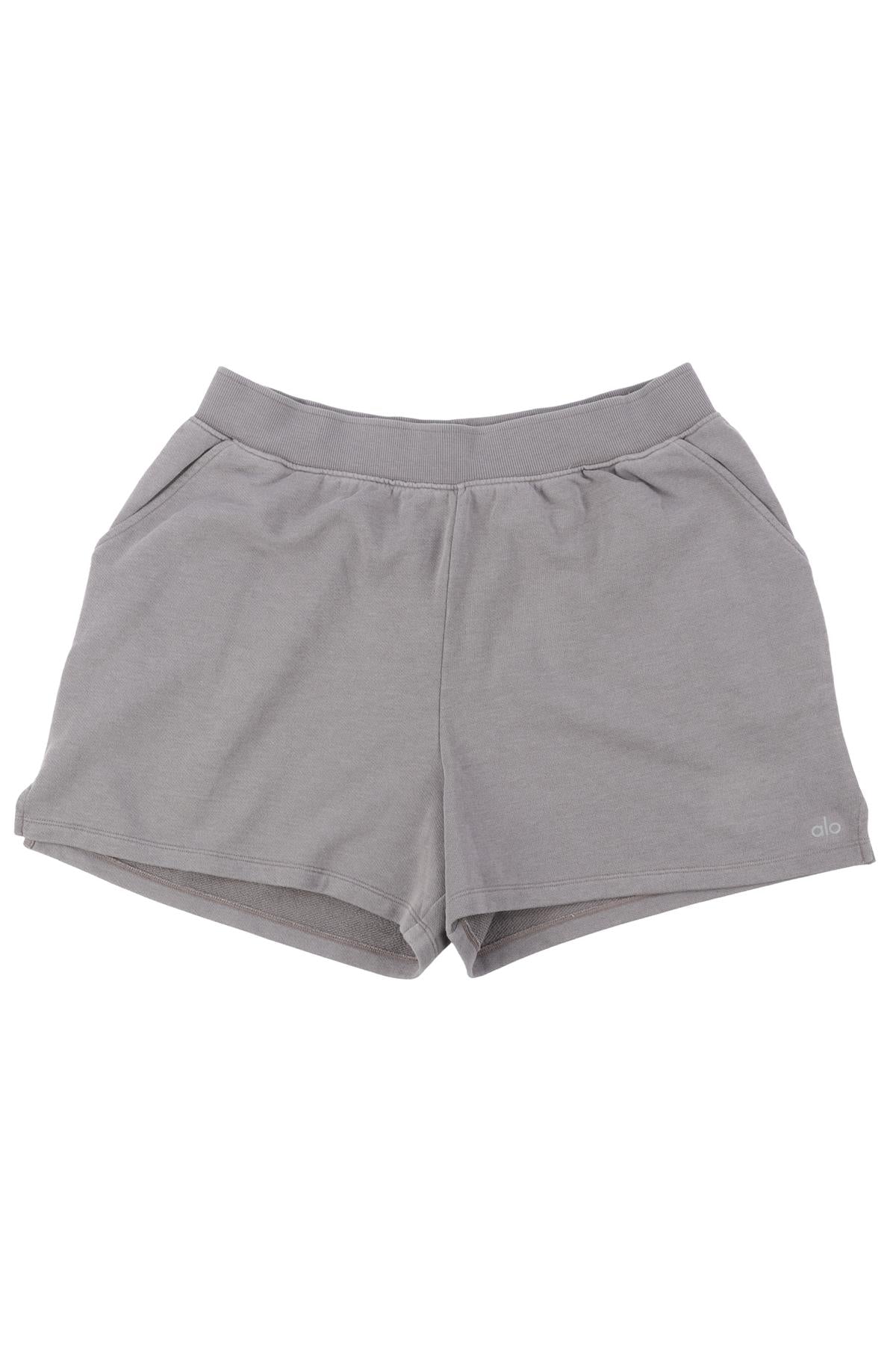 ALO YOGA PURPLE COTTON SHORTS LARGE