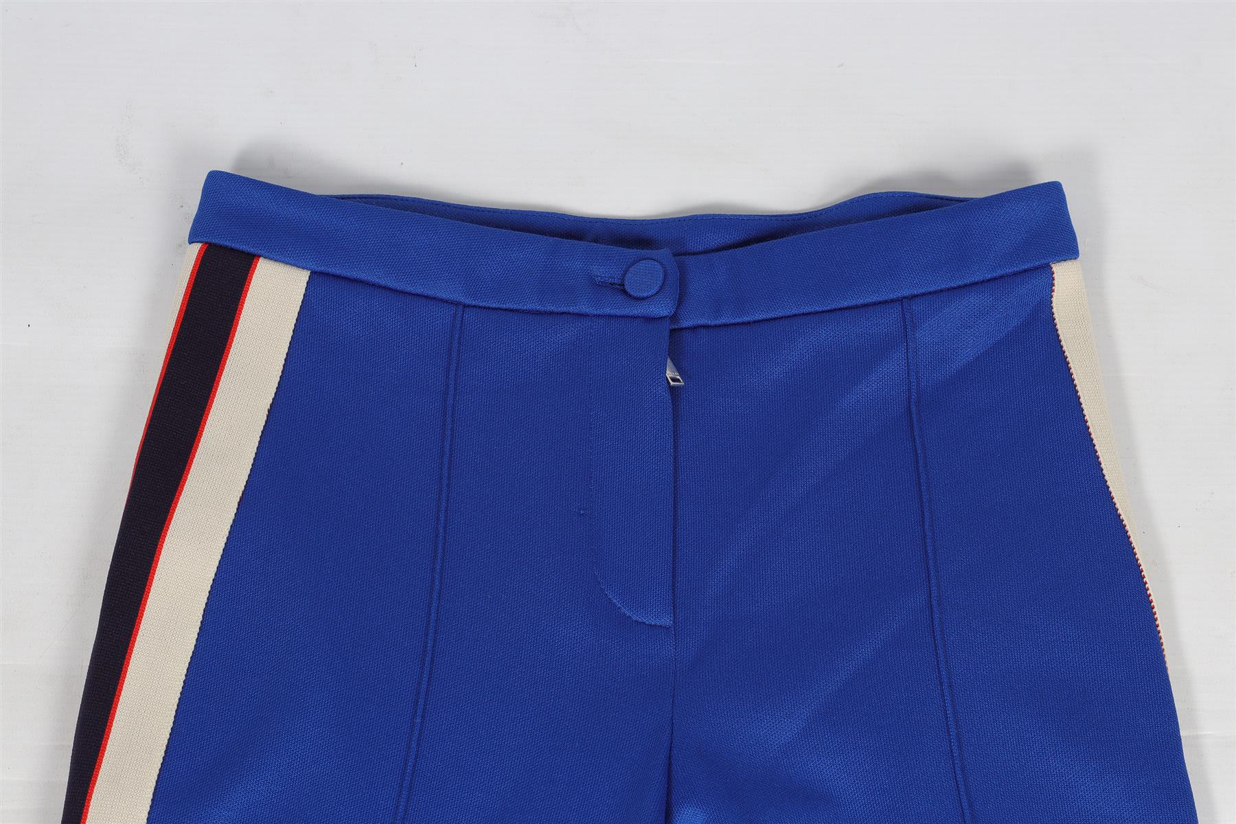 GUCCI BLUE JERSEY SKINNY PANTS XSMALL