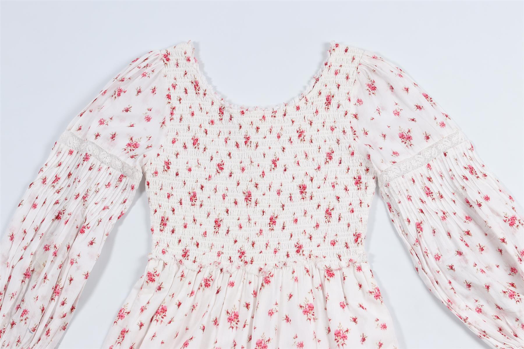 LOVESHACKFANCY WHITE KIDS GIRLS DRESS 12 YEARS