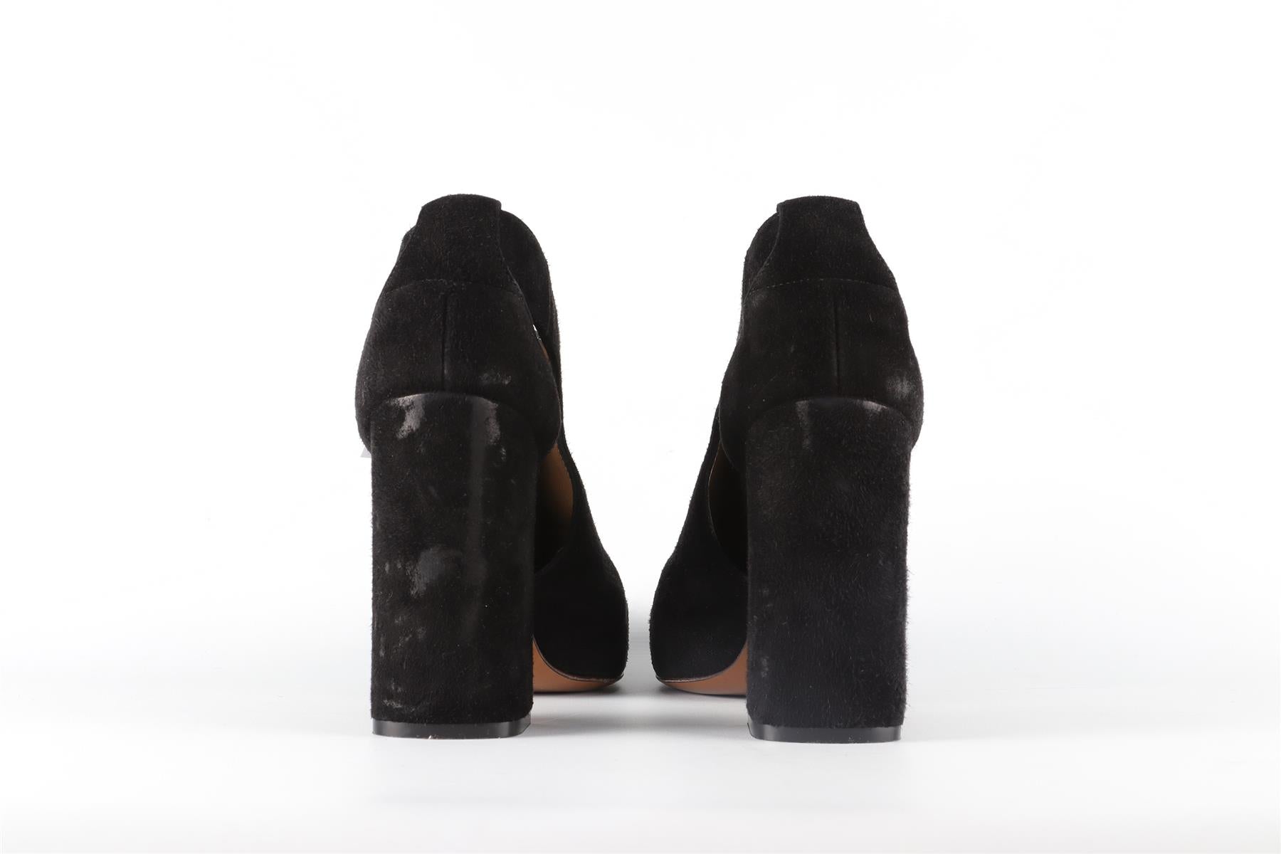 MARNI BLACK SUEDE ANKLE BOOTS EU 39 UK 6 US 9