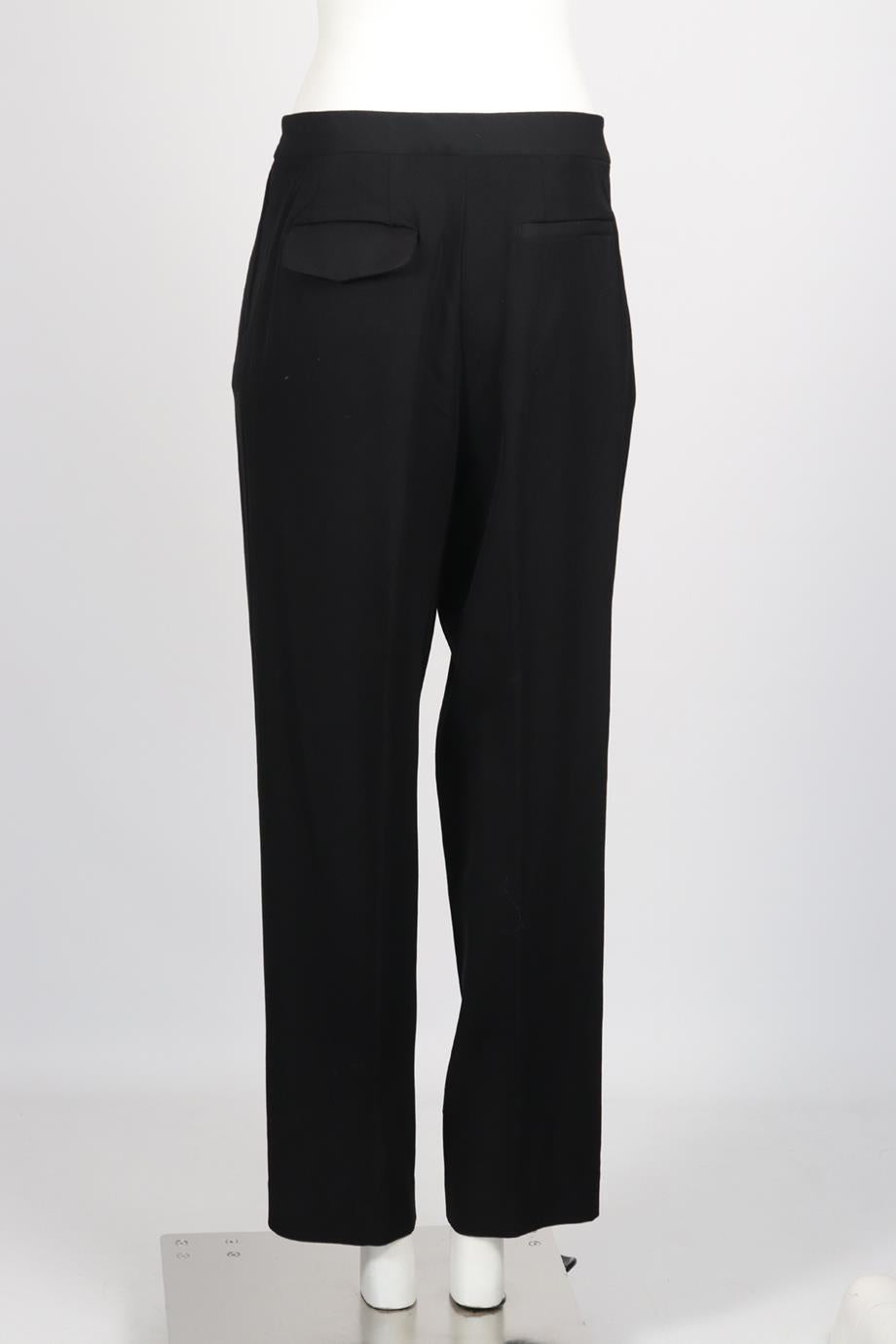 BASSIKE WOOL WIDE LEG PANTS MEDIUM