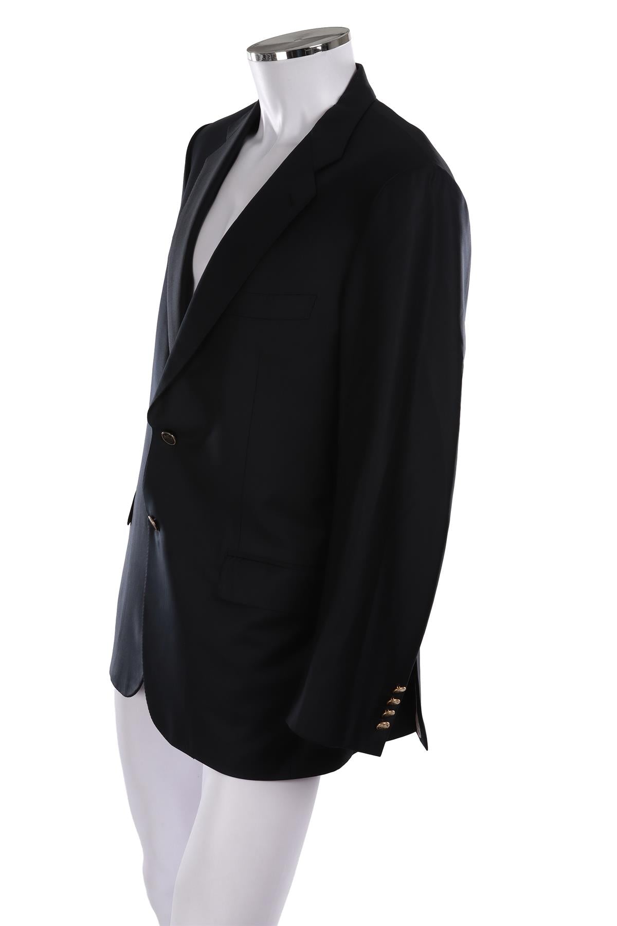 BRIONI MEN'S NAVY WOOL JACKET IT 52R UK/US 42