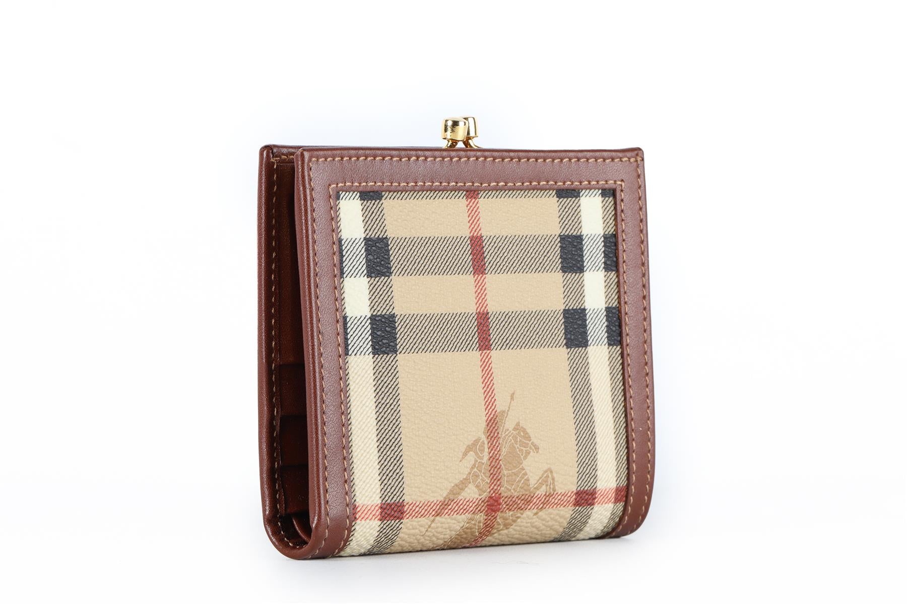 Burberry Brown Leather Wallet