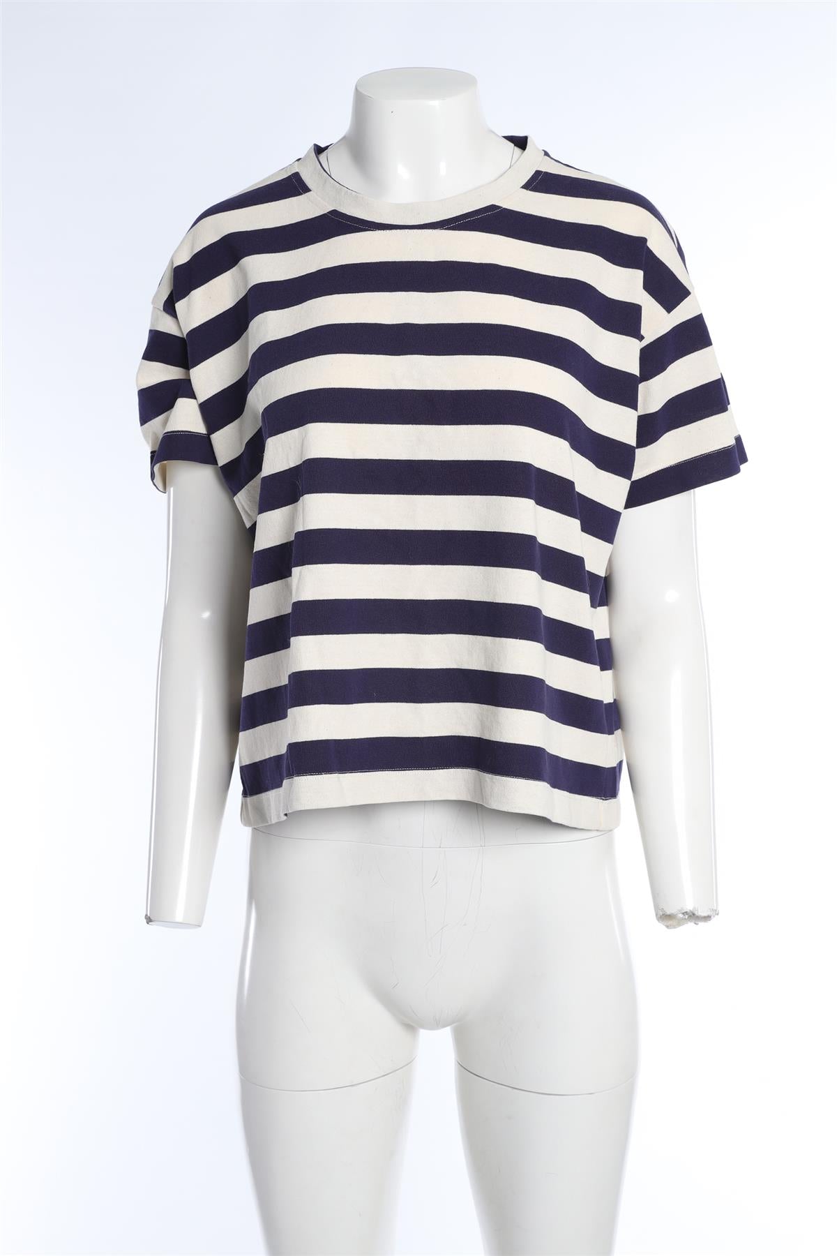 MARNI NAVY COTTON T-SHIRT IT 40