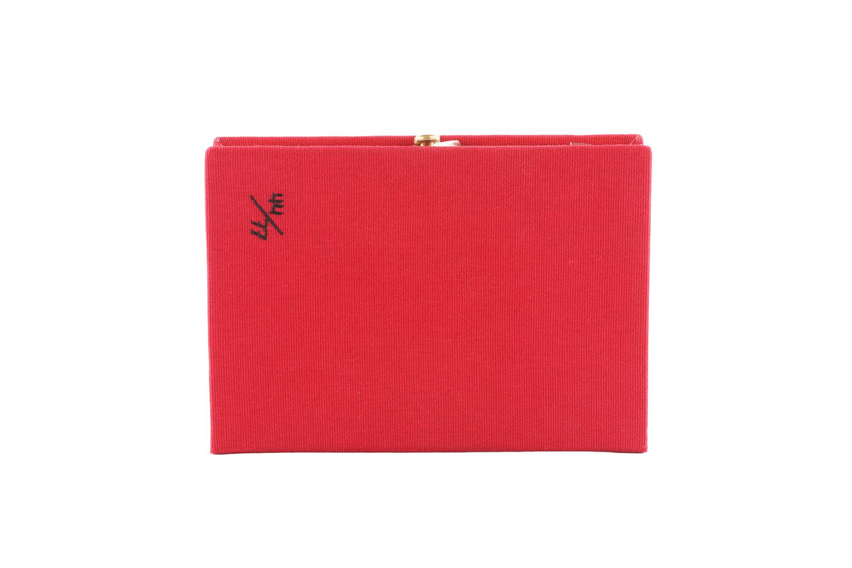 OLYMPIA LE TAN RED FOREST HANSEL AND GRETEL FABRIC CLUTCH